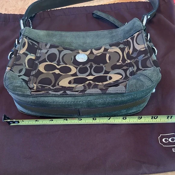 Coach Chelsea Optic Signature Logo Satchel 7035 - Picture 3 of 11